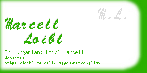 marcell loibl business card